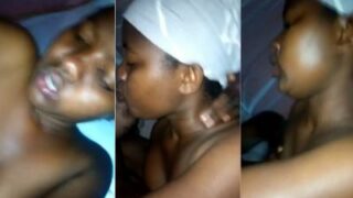 Dark Abuja girl records her hardcore sex MMS with her lover